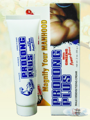 Мужской крем, снижающий чувствительность «Prolong plus»