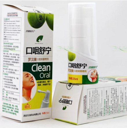 Натуральный спрей из плодов мангустина для лечения заболеваний горла и ротовой полости