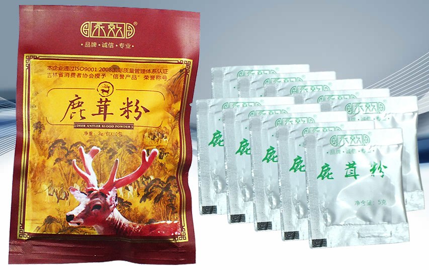 Порошок на основе крови из пантов оленя