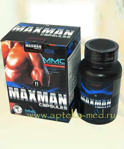«Maxman II» в капсулах для повышения потенции и увеличения члена (60 капсул)